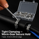 Hose Clamp Set - Stainless Steel, 60-Piece Worm Gear by LJGDeals