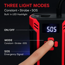 Car Jump Starter with Air Compressor - 12V Vehicle Booster by LJGDeals