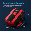 Portable Car Jump Starter with Air Compressor by LJGDeals