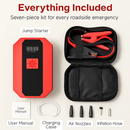 Portable Car Jump Starter with Air Compressor by LJGDeals