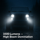 7In Round LED Headlight for Jeep Wrangler TJ JK CJ Plug-Play by LJGDeals