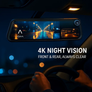 Car Dash Cam 4K 12in Dual Lens with Night Vision by LJGDeals