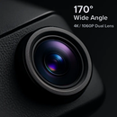 Car Dash Cam 4K 12in Dual Lens with Night Vision by LJGDeals