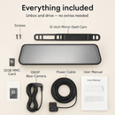 Car Dash Cam 4K 12in Dual Lens with Night Vision by LJGDeals