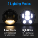 LED Headlight for 5.75in motorcycles with projector by LJGDeals
