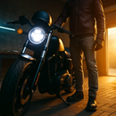 LED Headlight for 5.75in motorcycles with projector by LJGDeals