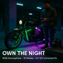Motorcycle LED Light Strips—Multi-Color RGB Neon Kit by LJGDeals