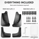 Mud Flaps Splash Guards for Tesla Model Y (No Drill) by LJGDeals