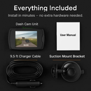 Car DVR Dash Cam with Night Vision for Clear Footage by LJGDeals