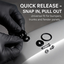 Car Quick Release Bumper Fasteners Kit for Front & Rear by LJGDeals