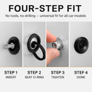 Car Quick Release Bumper Fasteners Kit for Front & Rear by LJGDeals