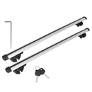 2Pcs Car Roof Top Crossbar Rack Aluminum Alloy Luggage Carrier Rack 330lbs Max Load w/Lock Fit Most Cars SUVs by LJGDeals