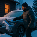 3-in-1 Windshield Ice Scraper with Extendable Tool by LJGDeals