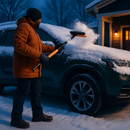 3-in-1 Windshield Ice Scraper with Extendable Tool by LJGDeals