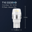 LED Car Light Bulbs Kit for Dome and Map Lights by LJGDeals