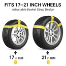 Car Basket Straps for Tow Dollies - Secure Wheel Transport by LJGDeals