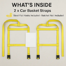 Car Basket Straps for Tow Dollies - Secure Wheel Transport by LJGDeals