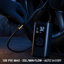Car Tire Inflator Pump with LED Light, Portable Air Pump by LJGDeals