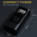 Car Tire Inflator Pump with LED Light, Portable Air Pump by LJGDeals