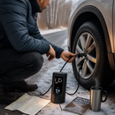 Car Tire Inflator Pump with LED Light, Portable Air Pump by LJGDeals