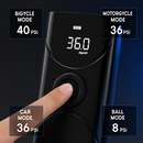 Portable Car Tire Inflator Pump with LED Light by LJGDeals