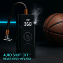 Portable Car Tire Inflator Pump with LED Light by LJGDeals