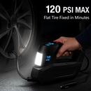 Portable Tire Inflator with Digital Display & LED Light by LJGDeals