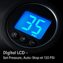Portable Tire Inflator with Digital Display & LED Light by LJGDeals