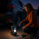 Portable Tire Inflator with Digital Display & LED Light by LJGDeals