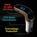 Car Wireless FM Transmitter USB Charger Hands-free Call MP3 Player TF Card Reading Aux-in LCD Display by LJGDeals