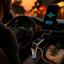 Car Wireless FM Transmitter USB Charger Hands-free Call MP3 Player TF Card Reading Aux-in LCD Display by LJGDeals