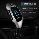 Car FM Wireless Transmitter USB Charge Hands-free Call MP3 Player Supports U Disk TF Card Reading by LJGDeals
