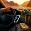 Car FM Wireless Transmitter USB Charge Hands-free Call MP3 Player Supports U Disk TF Card Reading by LJGDeals