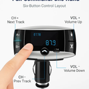 Car Wireless FM Transmitter USB Charger Hands-free Call MP3 Player SD Card Reading Aux-in LED Display Remote Controller by LJGDeals