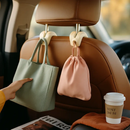 2Pcs Car Seat Headrest Hanger Car Headrest Hanging Hook For Bag Purse Cloth Grocery Organizer by LJGDeals