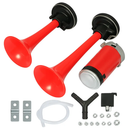 Air Horn Dual Trumpet Vehicle Alarm Kit for Cars by LJGDeals