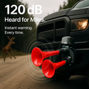 Air Horn Dual Trumpet Vehicle Alarm Kit for Cars by LJGDeals