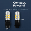 T25 3157 LED Bulbs for 12-24V Turn Signals by LJGDeals