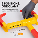 Wheel Clamp Anti-Theft Tire Lock for Cars by LJGDeals
