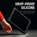 Shock-resistant Silicone Snap-on Case with Stand for 7” Tablets by LJGDeals
