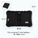 Shock-resistant Silicone Snap-on Case with Stand for 7” Tablets by LJGDeals