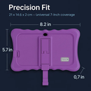 Shock-resistant Silicone Snap-on Case with Stand for 7” Tablets by LJGDeals