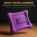 Shock-resistant Silicone Snap-on Case with Stand for 7” Tablets by LJGDeals