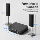 Denon S-302 DVD Home Entertainment System 2 Speaker Home Theater System WiFi 1080P