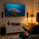 Denon S-302 DVD Home Entertainment System 2 Speaker Home Theater System WiFi 1080P by LJGDeals