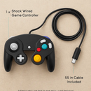 Shock Wired Game Controller for Nintendo Wii and GameCube by LJGDeals
