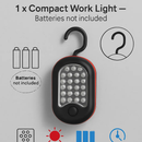 Compact Work Light with Magnetic Hook: Portable Hands-Free by LJGDeals