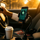 FM Transmitter Hands-free Car Charger for Smartphones by LJGDeals