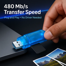 Memory Card Reader: Compact Desktop Accessory by LJGDeals