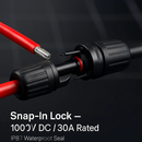 Solar Panel Connectors - IP67 Waterproof Male/Female Pair by LJGDeals